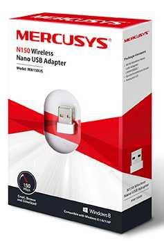 Сетевой адаптер Wi-Fi Mercusys MW150US N150 USB 2.0