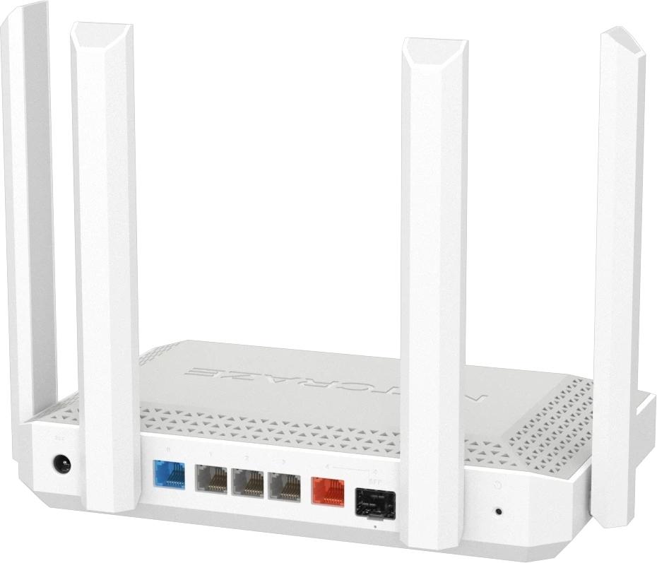 Роутер беспроводной Keenetic Netcraze Giga (NC-1012) AX3000 10/100/1000BASE-TX/SFP/4g ready белый