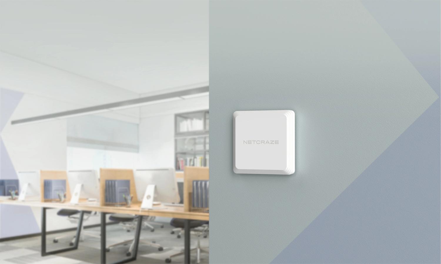 Точка доступа Keenetic Netcraze Orbiter 6 (NAP-630) AX3000 100/1000/2500BASE-T белый