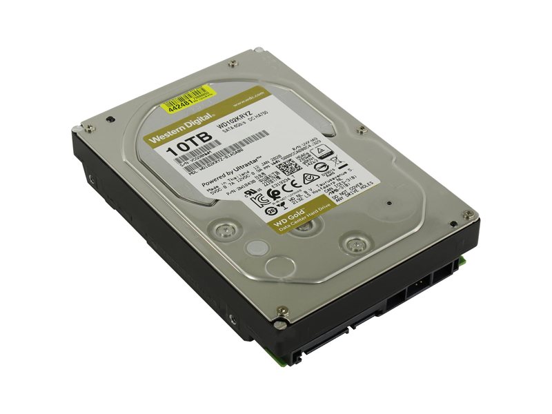 Жесткий диск/ HDD WD SATA3 10Tb Gold 7200 256mb  1 year warranty