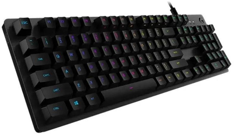Клавиатура Logitech G512 Carbon Red Linear механическая черный USB Multimedia for gamer LED (920-009374)