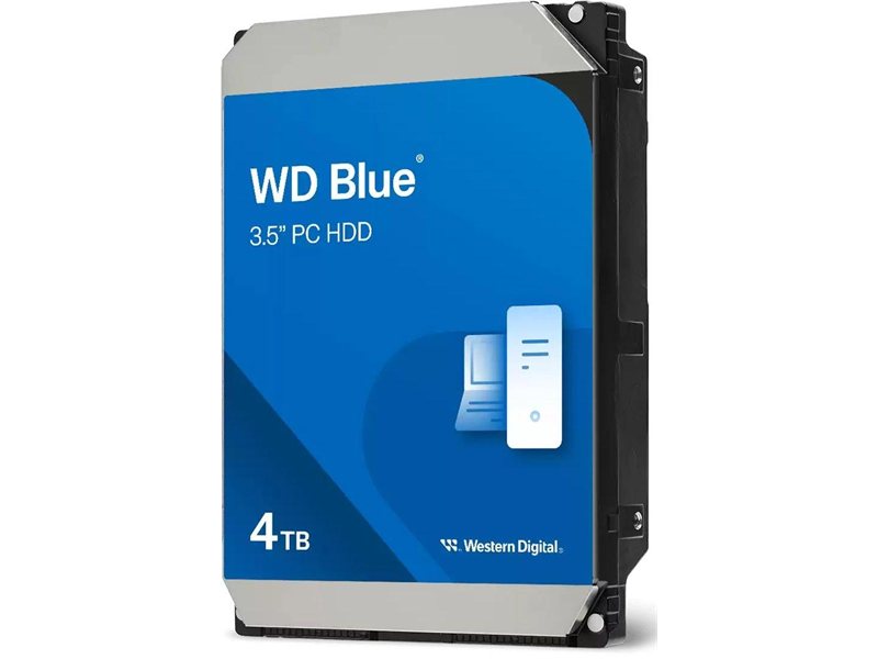 Жесткий диск WD SATA-III 4TB WD40EZZX Desktop Blue (5400rpm) 128Mb 3.5"