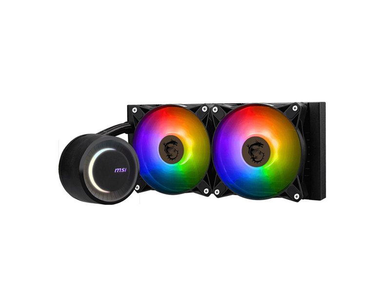 Жидкостная система охлаждения MSI MAG CORELIQUID E240 2x ARGB Fan, Color Box, LGA1700