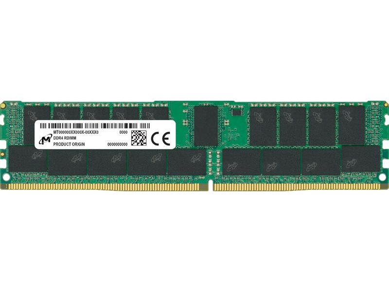 Оперативная память Micron DDR4 RDIMM 32GB 2Rx4 2933 MHz ECC Registered MTA36ASF4G72PZ-2G9  (Analog Crucial CT32G4RFD4293), 1 year