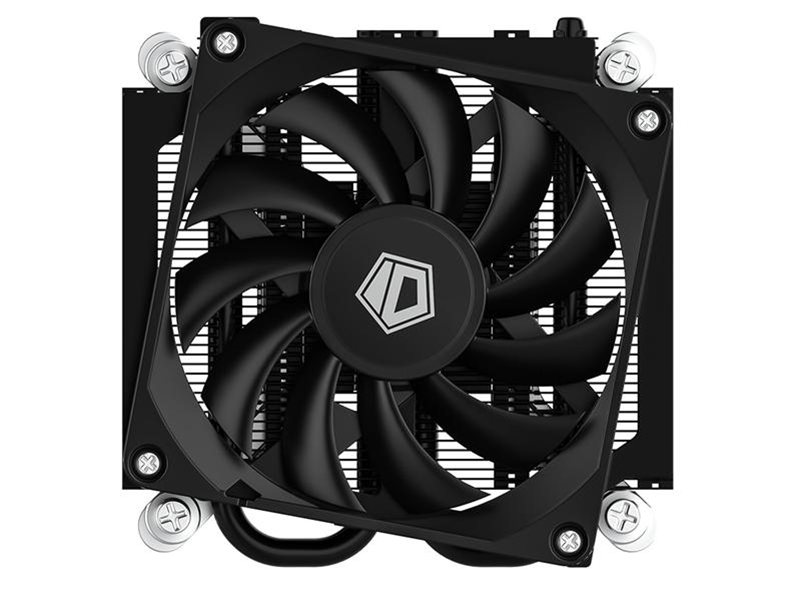Кулер для процессора ID-COOLING IS-23i BLACK LGA1851/1700/1200/115X низкопрофильный высота 23mm (48шт/кор, TDP 45W, PWM, 2 тепл.трубки, медная база, FAN 80mm) BOX