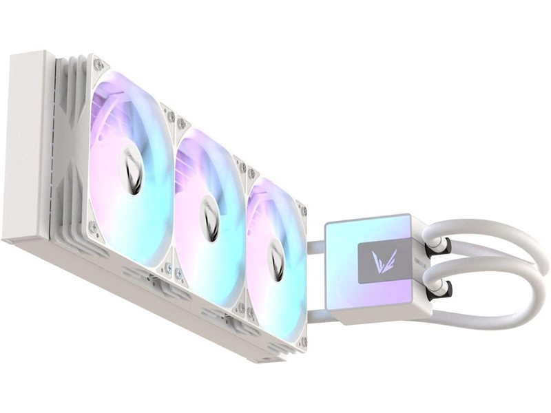 Система водяного охлаждения Formula Ice Jet Glow 360 ARGB Soc-AM5/AM4/1200/2066/1700/1851 белый 4-pin 1-27dB Al+Cu 300W 2020gr Ret (ICE JET GLOW 360 WH)