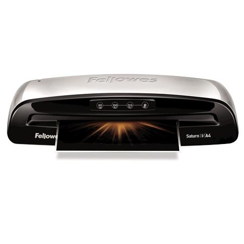 Ламинатор Fellowes Saturn 3i серый/черный (FS-57248) A4 (75-125мкм) 50см/мин (2вал.) хол.лам. лам.фото