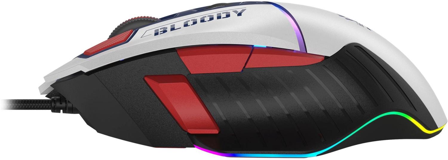 Мышь A4Tech Bloody W95 Max Sports синий/белый оптическая 12000dpi USB 10but (W95 MAX SPORTS NAVY)
