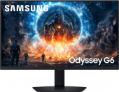 Монитор Samsung 27" Odyssey G6 S27FG606EIXCI черный IPS LED 16:9 HDMI матовая HAS Piv 350cd 178гр/178гр 2560x1440 350Hz FreeSync Premium DP 2K 6.4кг