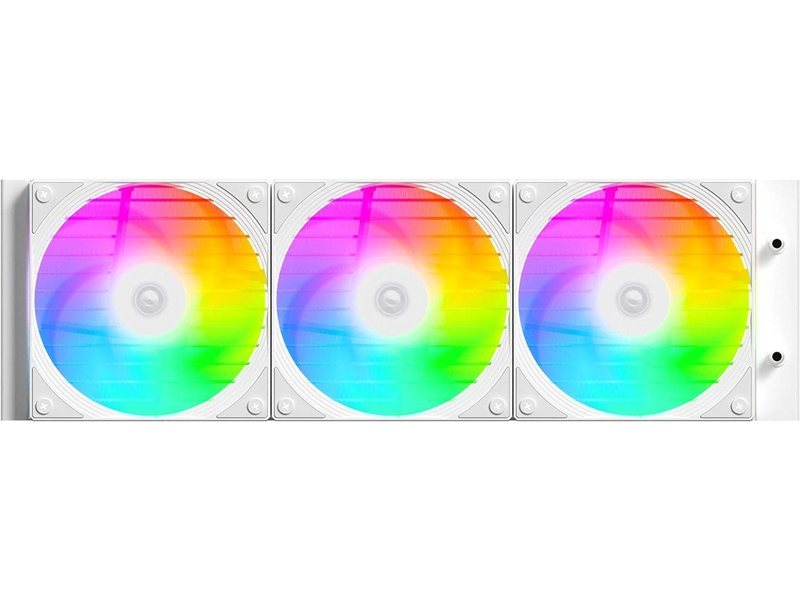 Система водяного охлаждения ID-Cooling FX360 Inf ARGB Soc-AM5/AM4/1200/1700/1851 белый 4-pin 27.2dB Al 350W Ret (FX360 INF WHITE)