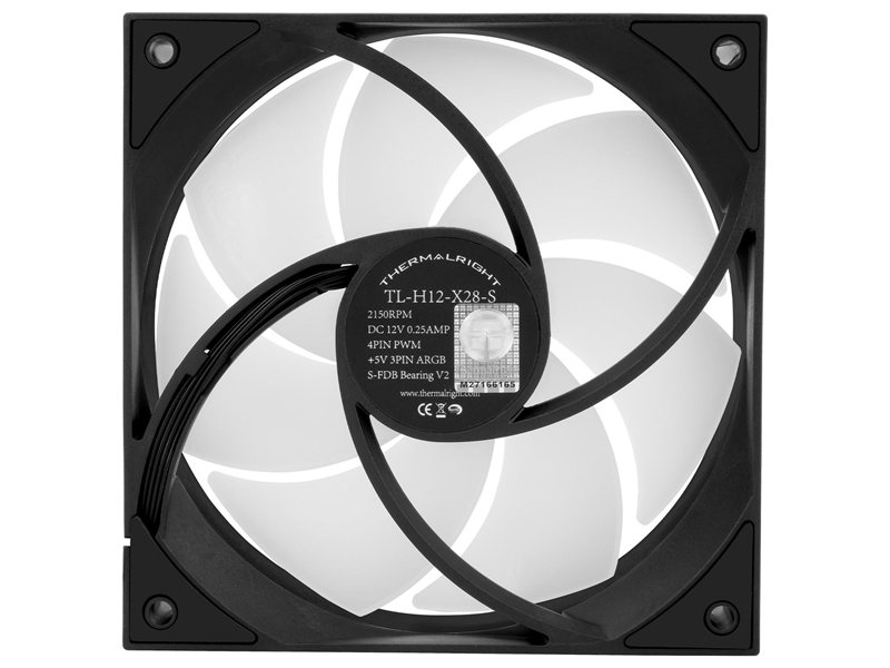 Thermalright Вентилятор TL-H12-X28-S / ARGB / 120mm PWM / TRTLH12X28S