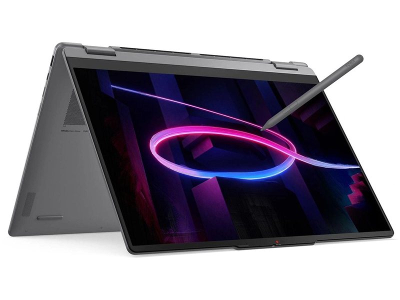 Ноутбук Lenovo Yoga 7 16IPH11 Core Ultra 5 325 16Gb SSD512Gb Intel Graphics 16" OLED Touch WUXGA (1920x1200) Windows 11 Home grey WiFi BT Cam (83TE0023RK)