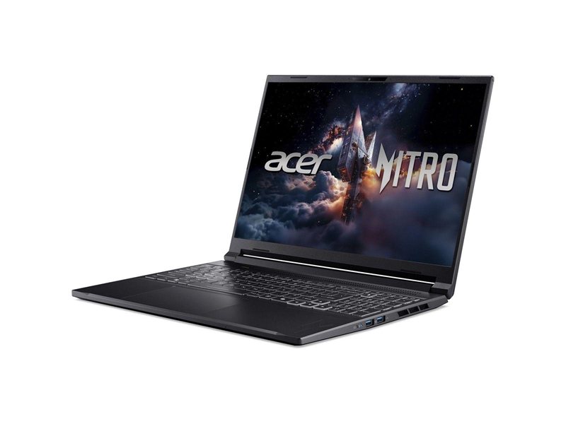 Ноутбук Acer Nitro V 16S ANV16S-71-71MF Intel Core 7 240H/16Gb (1*16 D5)/SSD1Tb/RTX5060 8Gb (85W)/16"/IPS/WQXGA/2560x1600/180Hz/NoOS/RJ-45/Black/2.1kg