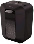 Шредер Fellowes PowerShred LX50 черный (секр.P-4) фрагменты 9лист. 17лтр. скрепки скобы пл.карты