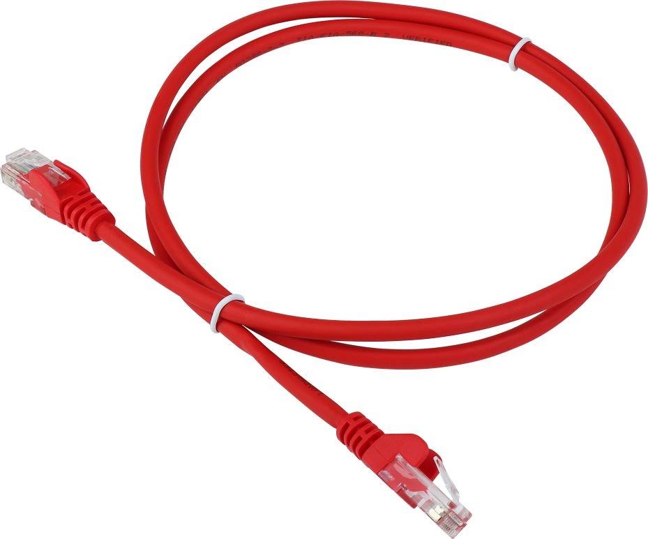 Патч-корд Lanmaster LAN-PC45/U6-2.0-RD UTP RJ-45 вил.-вилка RJ-45 кат.6 2м красный LSZH (уп.:1шт)
