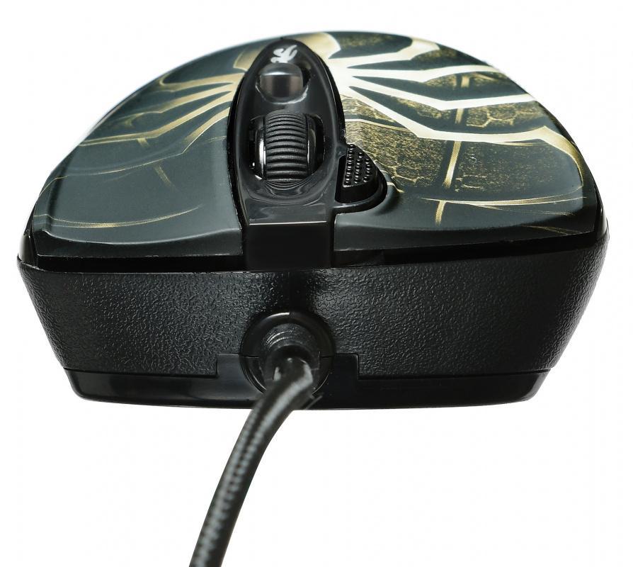 Мышь A4Tech Oscar Editor XL-747H коричневый/рисунок лазерная 3600dpi USB 6but (XL-747H (BROWN SPIDER))