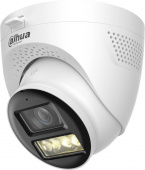 Камера видеонаблюдения аналоговая Dahua DH-HAC-HDW1500TQP-IL-T-0280B 2.8-2.8мм HD-CVI HD-TVI цв. корп.:белый