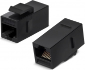 Адаптер Cabeus CA-KJ-8P8C-C5E проходн. Keystone RJ45 1 кат.5E UTP бронз. черн.