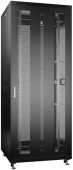 Шкаф серверный Cabeus (ND-05C-47U80/100-BK) напольный 47U 800x1000мм пер.дв.перфор. задн.дв.перфор. 800кг черный 900мм 136кг 220град. 2277мм IP20 сталь