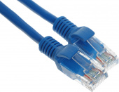 Патч-корд Cablexpert PP12-1.5M/B 1000Гбит/с UTP 4 пары cat.5E CCA molded 1.5м синий RJ-45 (m)-RJ-45 (m)