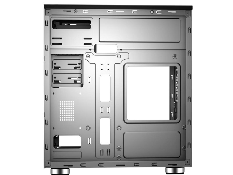 Корпус ACD Coffre 102N mATX, Black, 80mm rear FAN, w/o PSU
