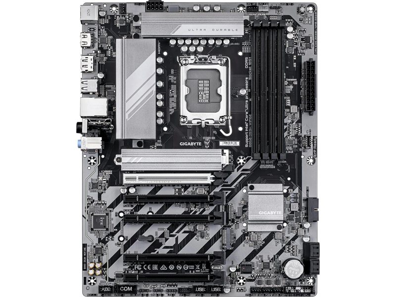 Материнская плата Gigabyte B860 DS3H WIFI6E Soc-1851 Intel B860 4xDDR5 ATX AC`97 8ch(7.1) 2.5Gg RAID+HDMI+DP