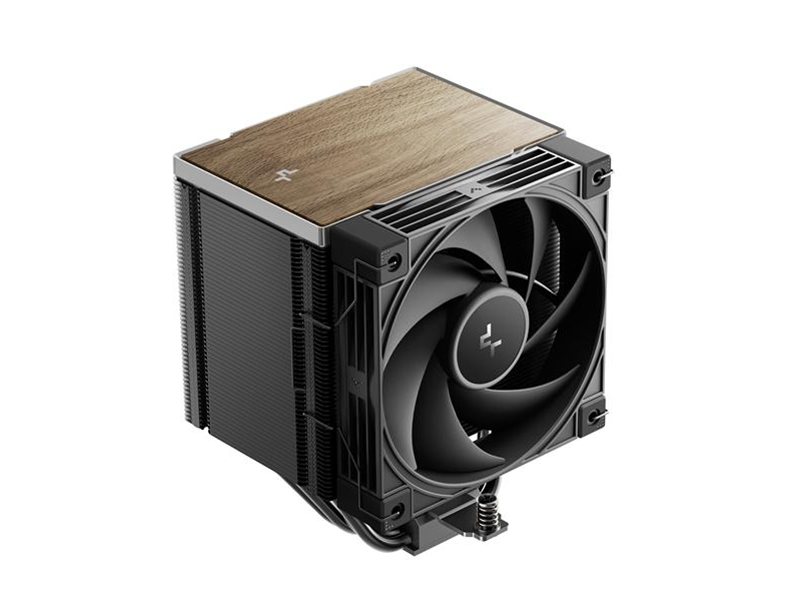 Кулер для процессора DEEPCOOL AK500 G2 LGA1851/1700/1200/115X/AM5/AM4 (9шт/кор, TDP 240W, PWM, Fan 120mm, 5 тепл. трубок, Copper Base, Wood-grain top cover, черный) RET (R-AK500G2-BKNNMN-GJD)