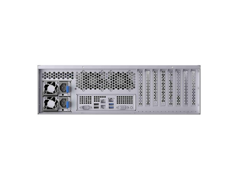 Procase BS316-SAS12-B-0 Корпус 3U Rack server case 16 SATA III / SAS 12Gbit hotswap HDD 4*MiniSAS HD(8643), черный, без блока питания, глубина 650мм, MB 12"x13"