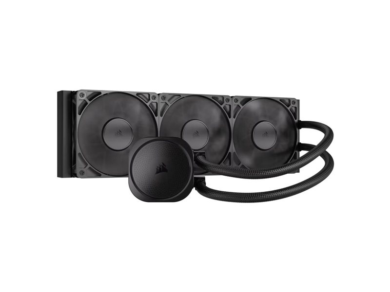 Система жидкостного охлаждения/ Water Cooling System Corsair NAUTILUS 360 ARGB (360mm, Black, Fans: 3x120mm, 72.8CFM, 36dBA, 1700RPM/ S: 1851, 1700, AM5, AM4)
