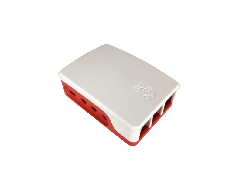 Корпус ACD RA597   Red+White ABS Case for Raspberry 4B (RASP1967)