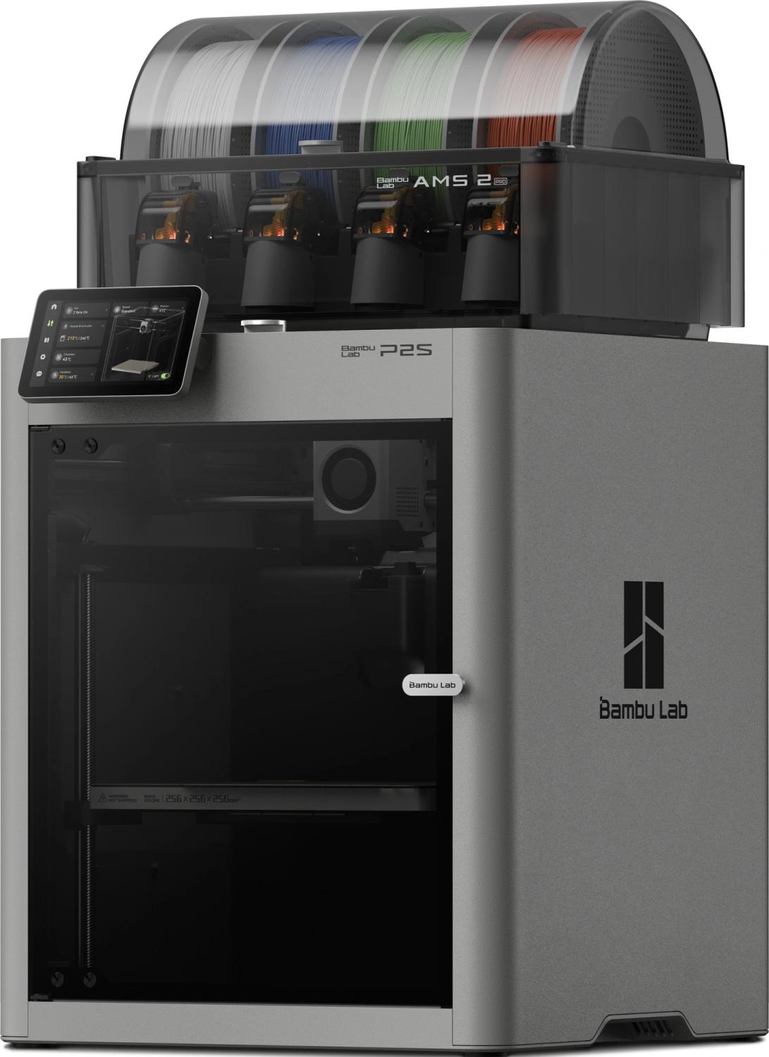 Принтер 3D Bambu Lab P2S Combo 256x256x256мм ABS/PLA/PETG/ASA/Carbon/Glassfiber/TPU 10мкм