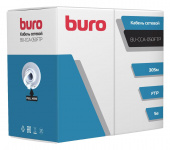 Кабель сетевой Buro BU-CCA-050FTP FTP 4 пары cat.5E solid 0.50мм CCA 305м серый