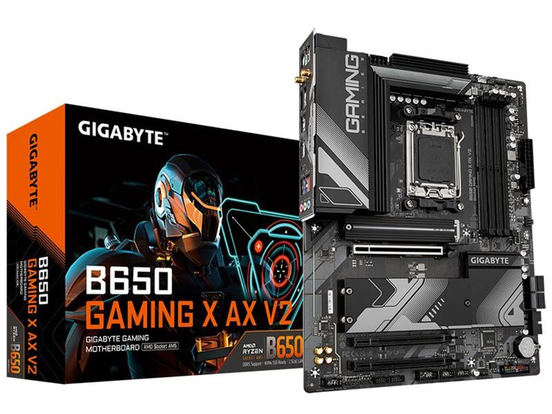 Материнская плата MB GIGABYTE AMD B650 sAM5, 4xDDR5(192GB), HDMI 2.1/DP, 1xPCIe 4.0x16, 2xPCIe 3.0x16, 1xLAN (2.5GbE), Wi-Fi, BT, 4xSATA 6Gb/s, 3xM.2, 1xUSB-C, 4xUSB 3.2, 3xUSB 2.0, ATX