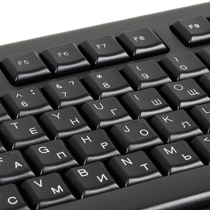 Клавиатура A4Tech KR-83 черный USB (KR-83 BLACK) кабель 1.5м