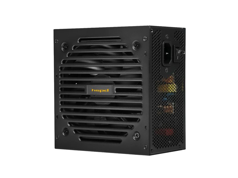 Блок питания/ Power Supply HSPD, 550W 80+ Bronze (ATX, 2.31, Semi-modular, 1x24(20+4)pin 550mm, 1xCPU*2 8(4+4)pin 600+150mm, 1xPCIe*2 8(6+2)pin 500+150mm, 2xSATA*3 400+150+150mm, 1xMOLEX4pin*3+FDD 400+150+150+150mm , Active, 120x120mm, 150x140x86mm, APFC,