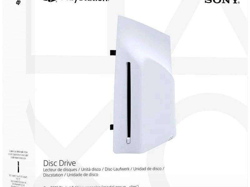 Оптический привод/ Sony Playstation Disc Drive for PS5 Pro/Slim Digital Edition CFI-ZDD1