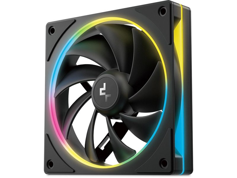 Вентилятор для корпуса Deepcool FL12 SE ARGB 120х120x25 черный 4-pin 28.67дБ (R-FL12SE-BKAPN1-G) Ret