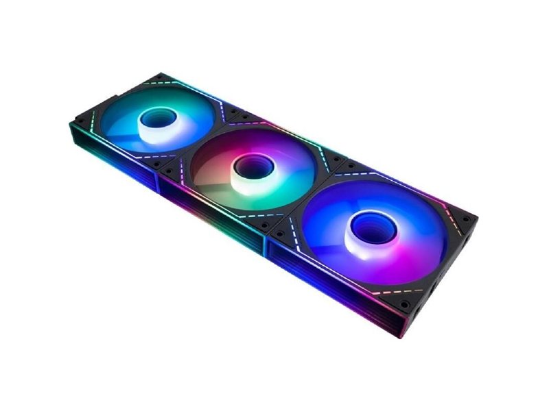 Thermalright Комплект вентиляторов (3 шт.) TL-M12QR-S X3 (Pack of 3) / Reverse / ARGB / 120mm PWM / TRTLM12QRS.3P