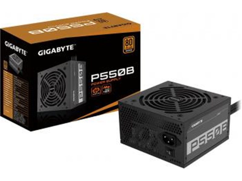 Блок питания Gigabyte ATX 550W GP-P550B 80+ bronze (20+4pin) APFC 120mm fan 6xSATA RTL