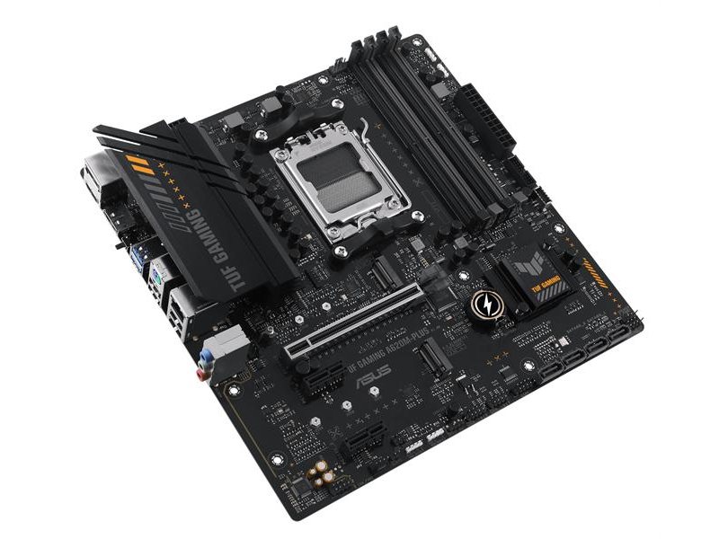 Материнская плата ASUS TUF GAMING A620M-PLUS, AM5, A620, 4*DDR5, 4*SATA, 2*M.2, 2*USB 3.2, 4*USB 2.0, 2*PCIx16, 2*PCIx1, 2*DP+HDMI, mATX; 90MB1EZ0-M0EAY0