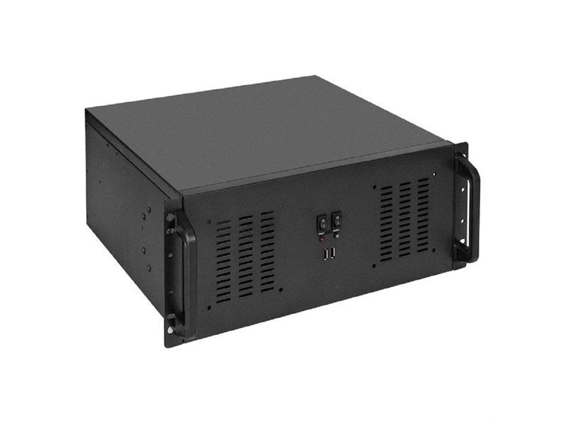 Exegate EX295480RUS Серверный корпус ExeGate Pro 4U350-02 <RM 19", высота 4U, глубина 350, без БП, 2*USB>