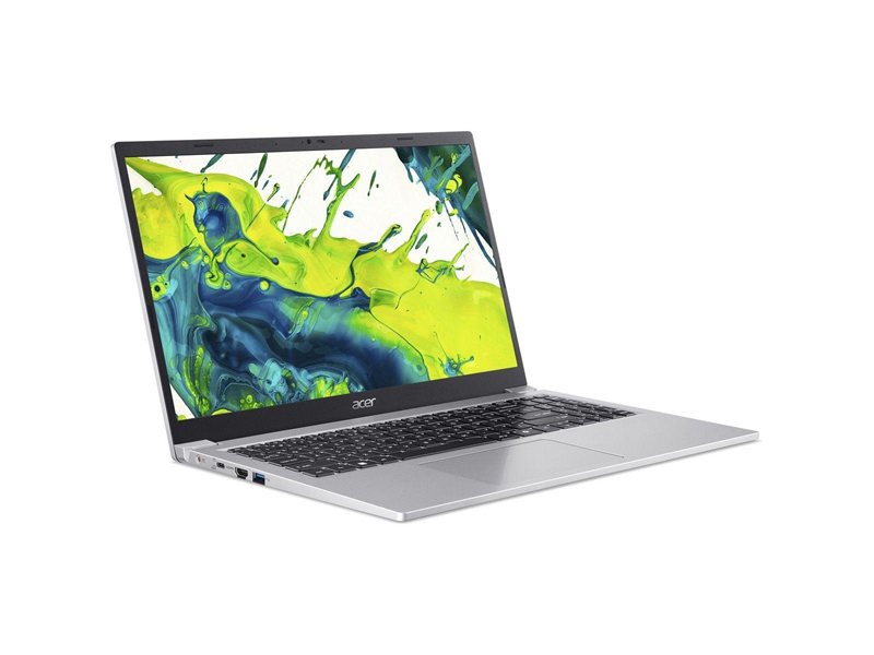 Ноутбук/ ACER Aspire Lite AL15-36P-37A4 15.6"(1920x1080 (non-glare) IPS)/ Intel Core 3 N355/ 8192Mb/ 256PCISSDGb/ noDVD/ Intel HD/ Cam/ BT/ WiFi/ 50WHr/ war 1y/ 1.5kg/ Silver/ NoOS