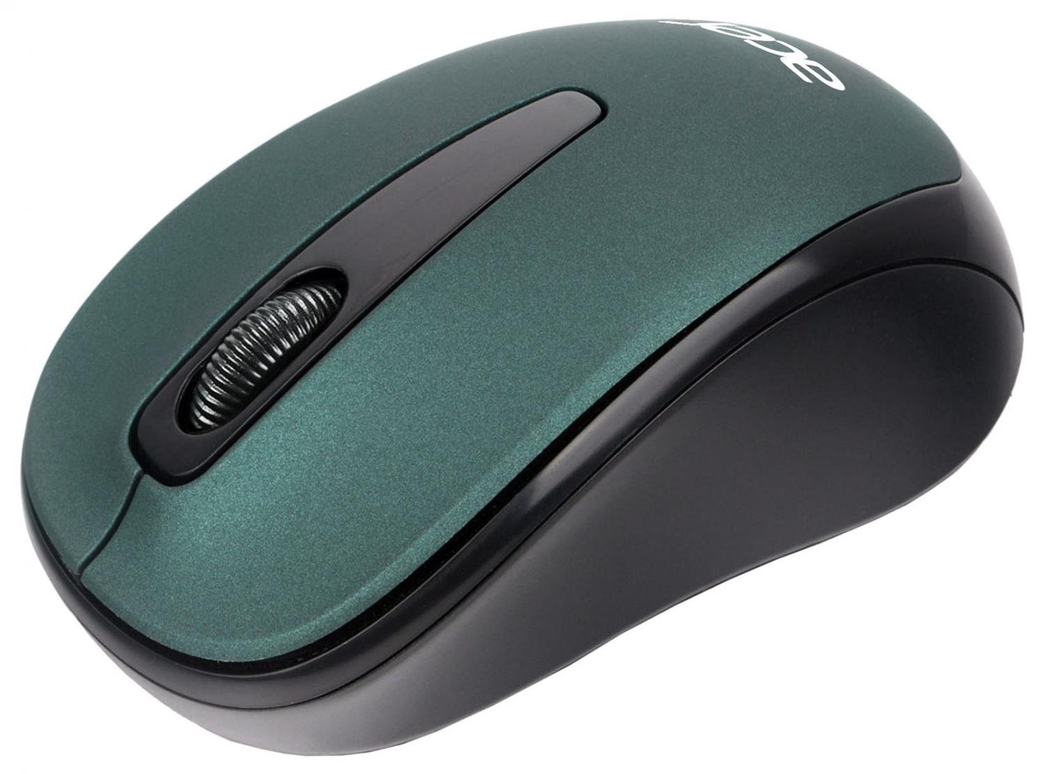 Мышь Acer OMR135 зеленый оптическая 1000dpi беспров. USB для ноутбука 3but (ZL.MCEEE.01I)