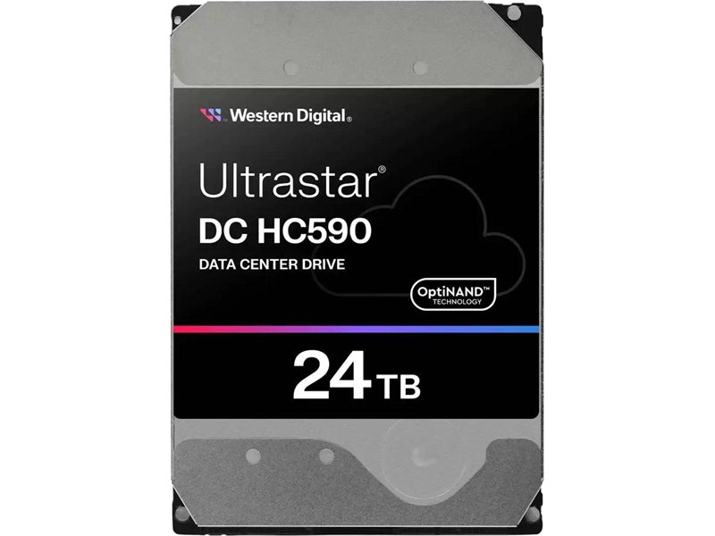 Жесткий диск WD SATA-III 24TB 0F65684 WUH722624ALE6L4 Ultrastar DC HC590 4KN (7200rpm) 512Mb 3.5"