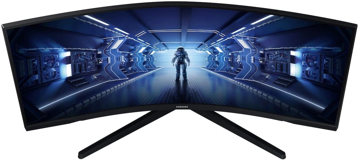 Монитор Samsung 34" Odyssey G5 LC34G55TWWPXEN черный VA LED 21:9 HDMI матовая 250cd 178гр/178гр 3440x1440 165Hz FreeSync Premium DP UW 5.6кг