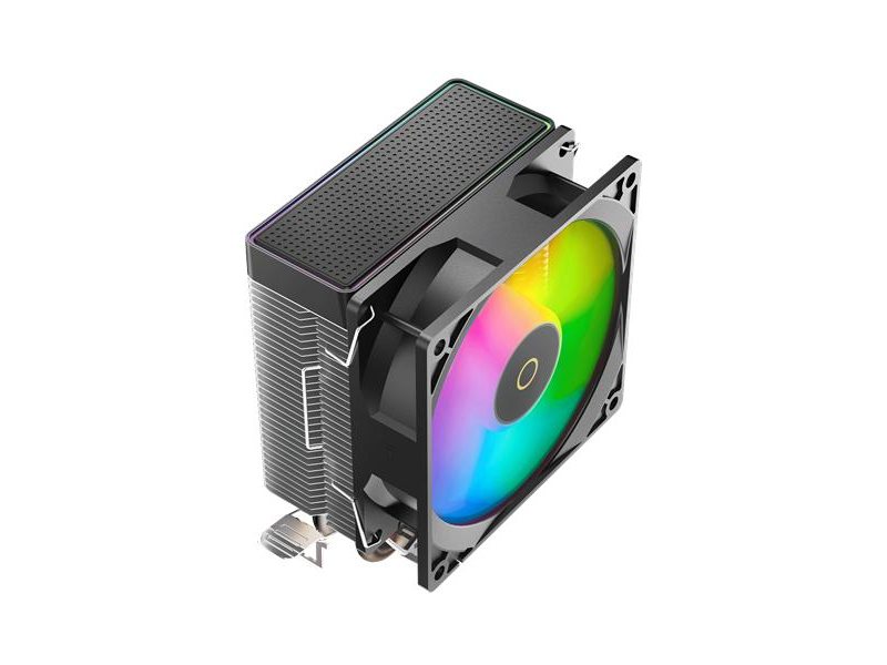 Кулер для процессора/ CPU Cooler Ocypus Gamma A20 BK ARGB (110W, 3-pin, 122.5mm, Al/Cu, 2x6mm, ARGB, 1x92mm, 32CFM, 21dBA, 1900RPM, S: 1851/1700/1200/115X, AM5/AM4, black)