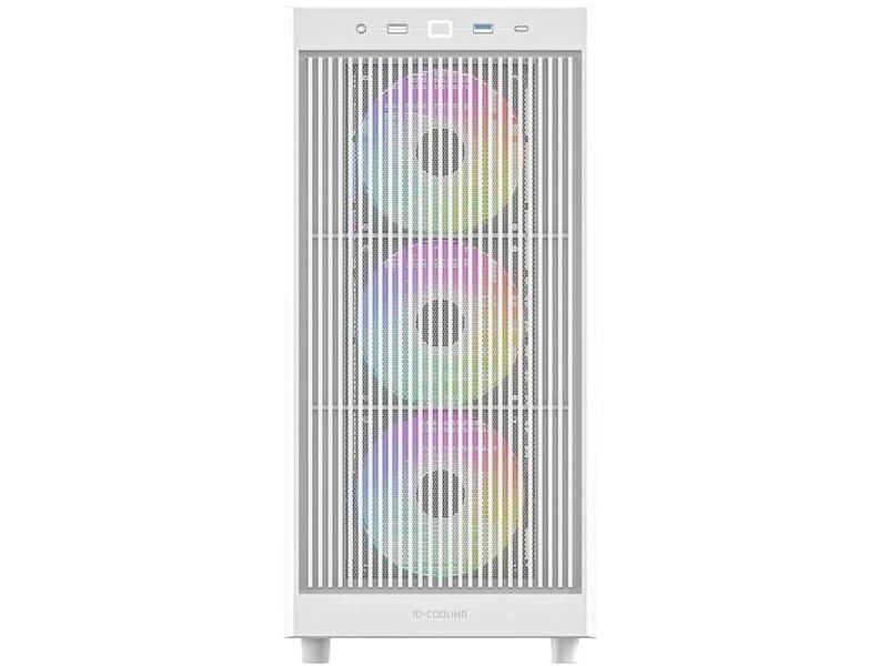 Case ID-Cooling WARE 510 ARGB White ATX/ win TG/ 4 fans/ Type C/ CPU 180mm/ GPU 380mm/ no PSU