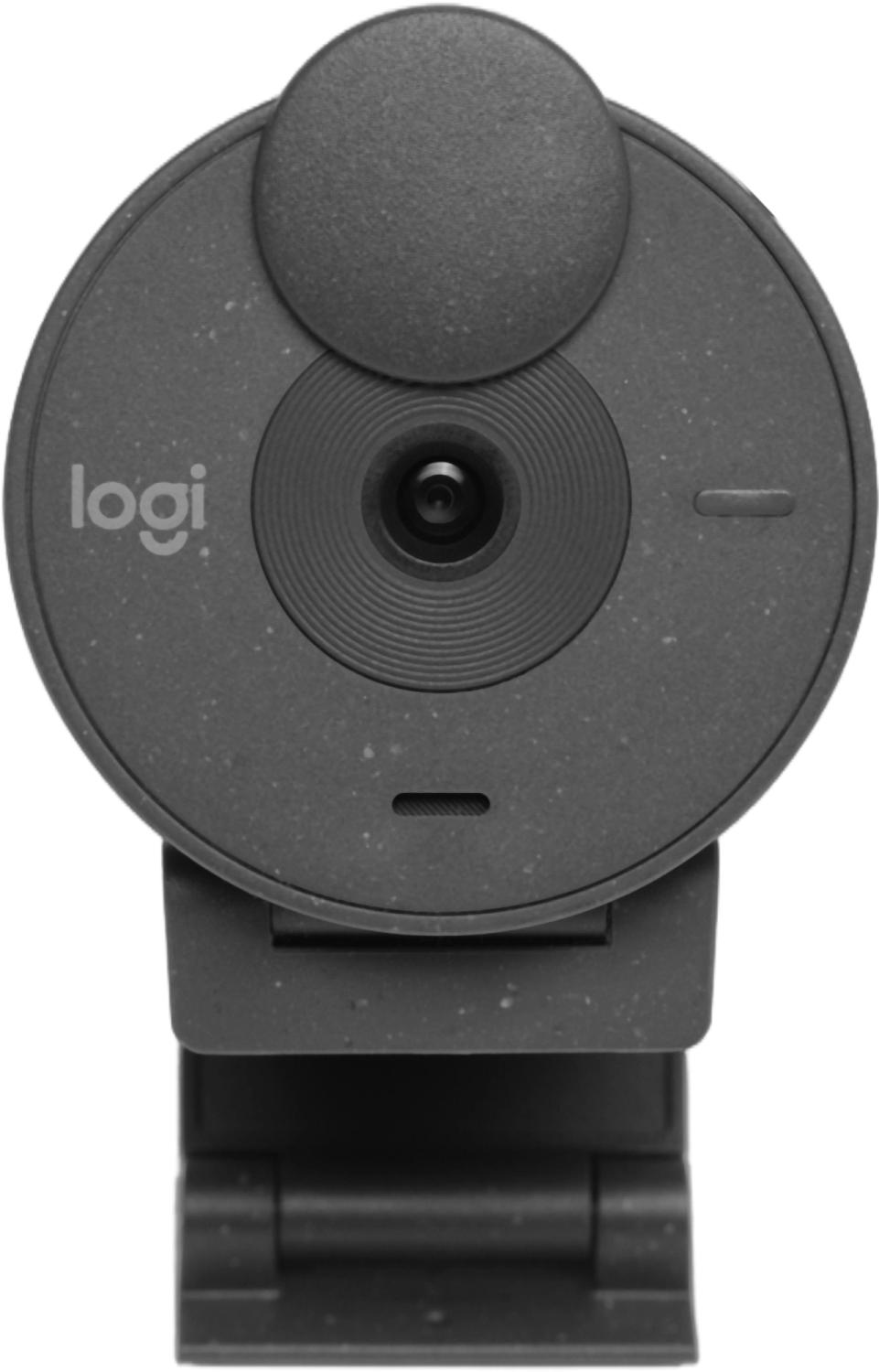 Камера Web Logitech HD Webcam Brio 300 черный 2Mpix (1920x1080) USB Type-C с микрофоном (960-001438)