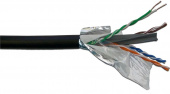 Кабель информационный Lanmaster LAN-6EUTP-WP-OUT кат.6 UTP 4 пары 23AWG PE внешний 305м черный