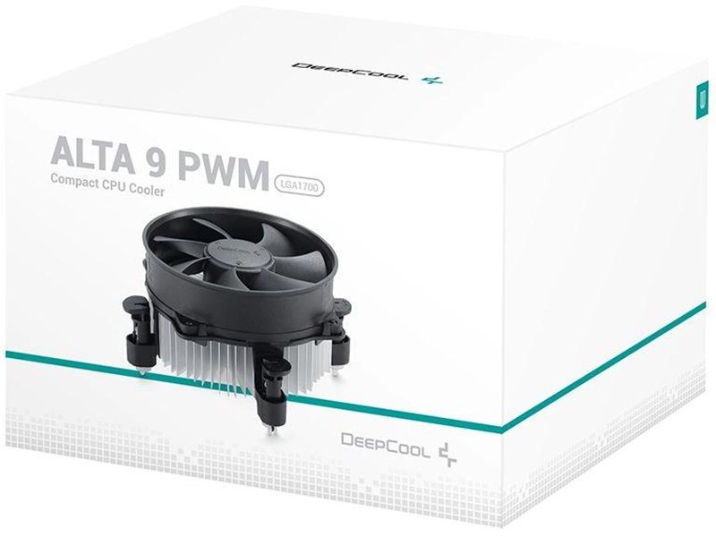 Устройство охлаждения(кулер) Deepcool Alta 9 PWM Soc-1700/1851 черный 4-pin 18-33dB Al 65W 208gr Ret (DP-ICAP-AT9-17)